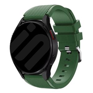 Strap-it Samsung Galaxy Watch 6 Classic 43mm siliconen bandje (legergroen)