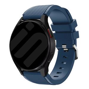 Strap-it Samsung Galaxy Watch 6 Classic 43mm siliconen bandje (donkerblauw)
