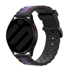 Strap-it Samsung Galaxy Watch 6 Classic 43mm Special Edition Band (zwart/blauw)