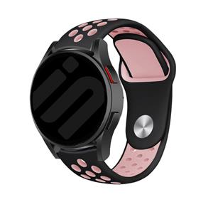 Strap-it Samsung Galaxy Watch 6 - 40mm sport band (zwart/roze)