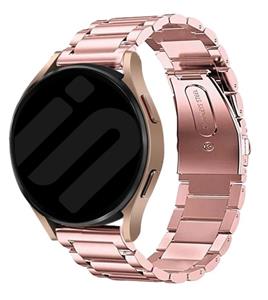 Strap-it Samsung Galaxy Watch 6 - 40mm stalen band (roze)