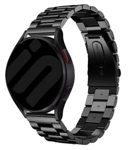 Strap-it Samsung Galaxy Watch 6 - 44mm stalen band (zwart)