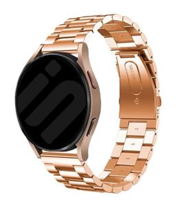 Strap-it Samsung Galaxy Watch 6 - 44mm stalen band (rosé goud)