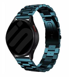 Strap-it Samsung Galaxy Watch 6 - 44mm stalen band (donkergroen)