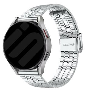Strap-it Samsung Galaxy Watch 6 Classic 43mm roestvrij stalen band (zilver)