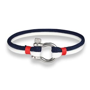 LGT JWLS LGT Jewels Marine armband Navy Blue White