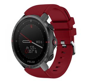 Strap-it Polar Grit X Pro twill silicone band (bordeaux)