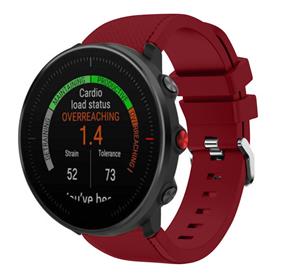 Strap-it Polar Vantage M twill silicone band (bordeaux)