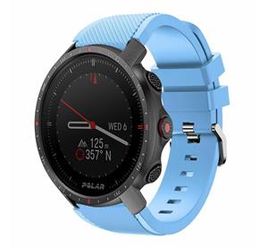 Strap-it Polar Grit X Pro twill siliconen band (zand blauw)