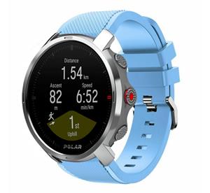 Strap-it Polar Grit X twill siliconen band (zand blauw)