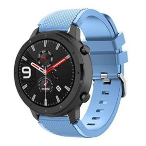 Strap-it Xiaomi Amazfit GTR siliconen bandje (zandblauw)