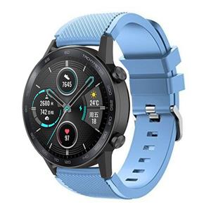 Strap-it Honor Magic Watch 2 siliconen bandje (zandblauw)