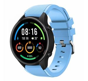 Strap-it Xiaomi Mi Watch siliconen bandje (zand blauw)
