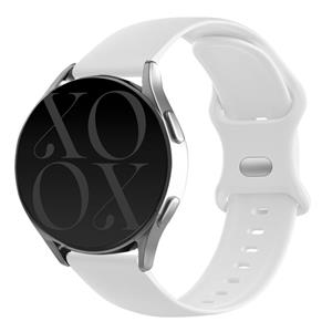 Xoxo Wildhearts Fossil Gen 6 44mm siliconen bandje (wit)