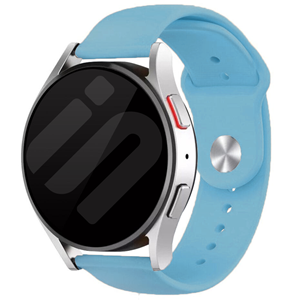 Strap-it Samsung Galaxy Watch 6 Classic 43mm sport bandje (lichtblauw)