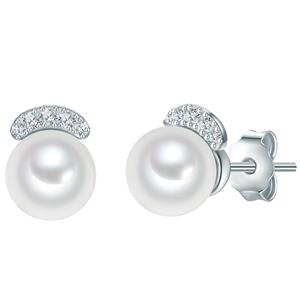 Valero Pearls Perlenohrringe silber, aus Sterling Silber