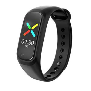 Strap-it Oppo band siliconen bandje (zwart)
