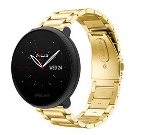 Strap-it Polar Ignite 3 stalen bandje (goud)