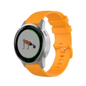 Strap-it Garmin Vivoactive 4s silicone band - 40mm - oranje