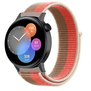 Strap-it Huawei Watch GT 3 42mm nylon band (pink pomelo)