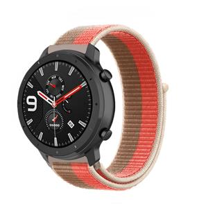 Strap-it Xiaomi Amazfit GTR nylon band (pink pomelo)