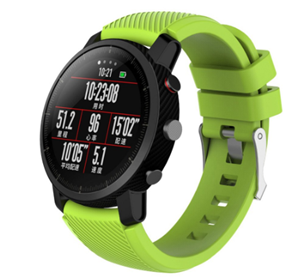 Strap-it Xiaomi Amazfit Pace silicone band (lichtgroen)