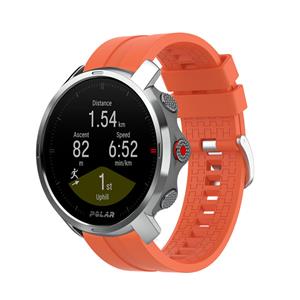 Strap-it Polar Grit X extreme silicone band (oranje)