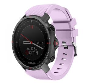 Strap-it Polar Grit X Pro twill siliconen band (lila)