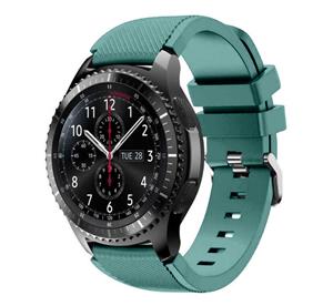 Strap-it Samsung Galaxy Watch siliconen bandje 46mm (dennengroen)