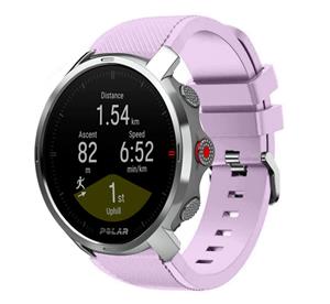 Strap-it Polar Grit X twill siliconen band (lila)