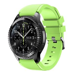 Strap-it Samsung Galaxy Watch siliconen bandje 46mm (lichtgroen)