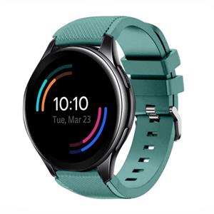 Strap-it OnePlus Watch siliconen band (dennengroen)