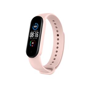 Strap-it Xiaomi Mi Band 6 siliconen bandje (lichtroze)