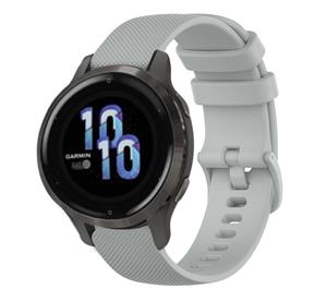Strap-it Garmin Venu 2s siliconen bandje - 40mm - grijs