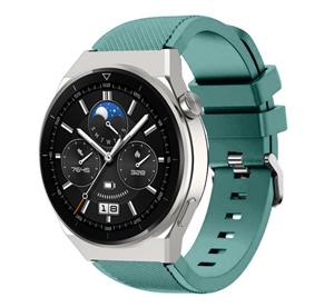 Strap-it Huawei Watch GT 3 Pro 46mm siliconen bandje (dennengroen)