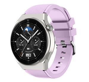 Strap-it Huawei Watch GT 3 Pro 46mm siliconen bandje (lila)
