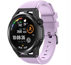 Strap-it Huawei Watch GT Runner siliconen bandje (lila)