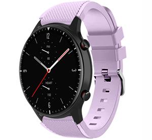 Strap-it Amazfit GTR 2 siliconen bandje (lila)