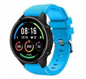 Strap-it Xiaomi Mi Watch siliconen bandje (lichtblauw)
