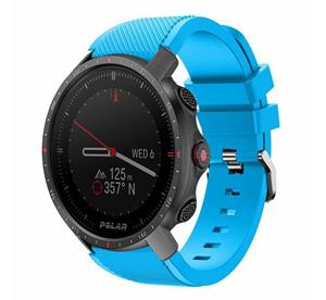 Strap-it Polar Grit X Pro twill siliconen band (lichtblauw)
