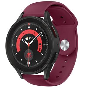 Strap-it Samsung Galaxy Watch 5 Pro sport bandje (bordeaux)