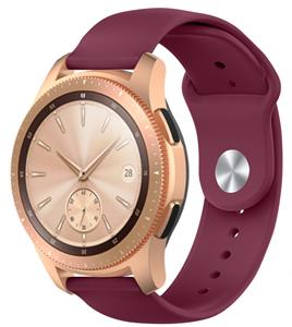 Strap-it Samsung Galaxy Watch 42mm sport bandje (bordeaux)