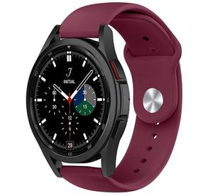 Strap-it Samsung Galaxy Watch 4 Classic 42mm sport bandje (bordeaux)