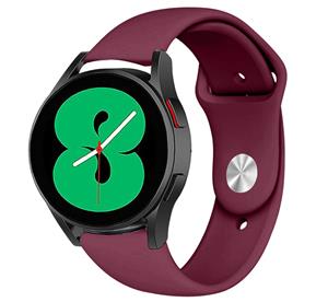 Strap-it Samsung Galaxy Watch 4 40mm sport bandje (bordeaux)