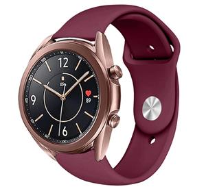 Strap-it Samsung Galaxy Watch 3 41mm sport bandje (bordeaux)