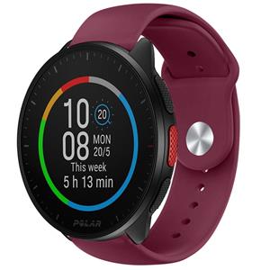 Strap-it Polar Pacer sport bandje (bordeaux)