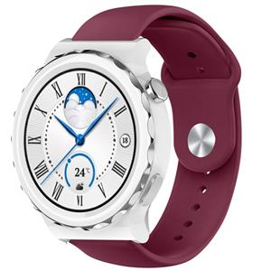 Strap-it Huawei Watch GT 3 Pro 43mm sport bandje (bordeaux)