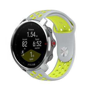 Strap-it Polar Grit X sport band (grijs/geel)