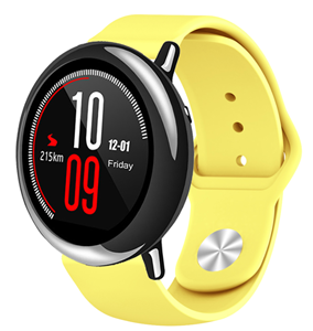 Strap-it Xiaomi Amazfit Pace sport band (geel)
