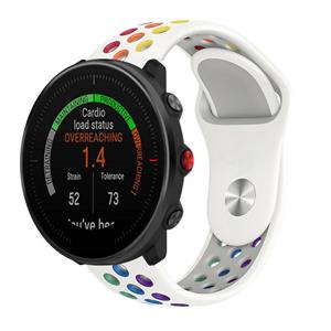 Strap-it Polar Vantage M sport band (wit/kleurrijk)